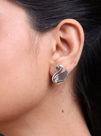 Swan Ear Studs