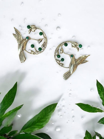 Hummingbird Ear Studs