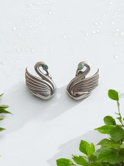 Swan Ear Studs