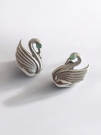 Swan Ear Studs