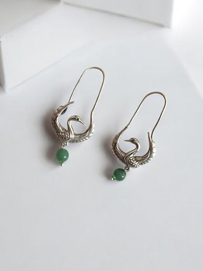 Grus Hook Earrings