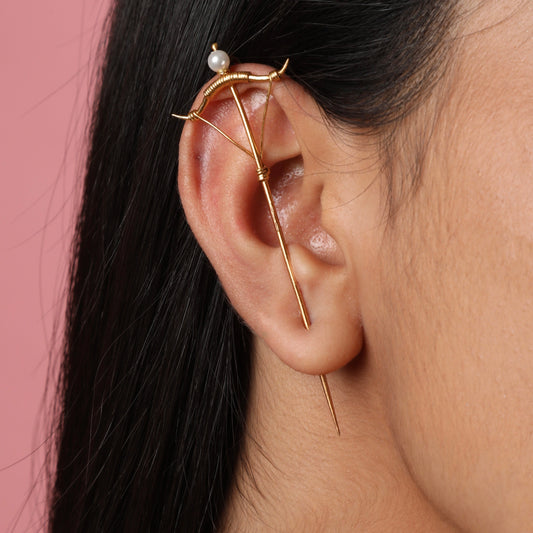 Artemis Ear Pins Gold Plated